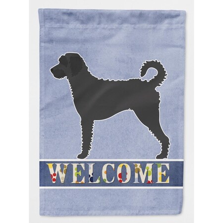 Carolines Treasures Labradoodle Welcome Flag Canvas House Size BB8337CHF